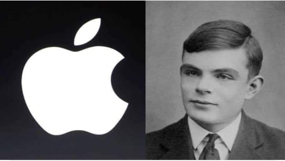 Apple Logo - Alan Turing