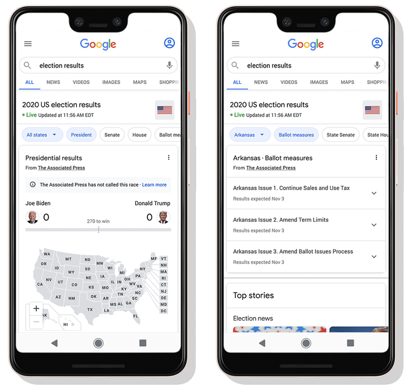 Google to Offer Real-Time US Election Results in 70 Languages