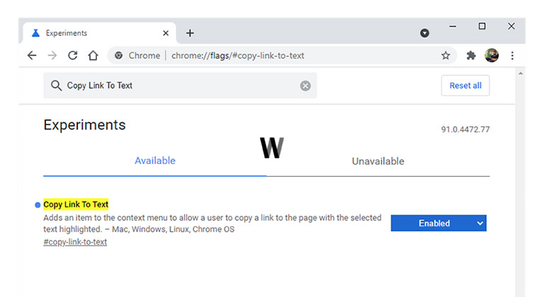 Copy Link to Highlight Chrome