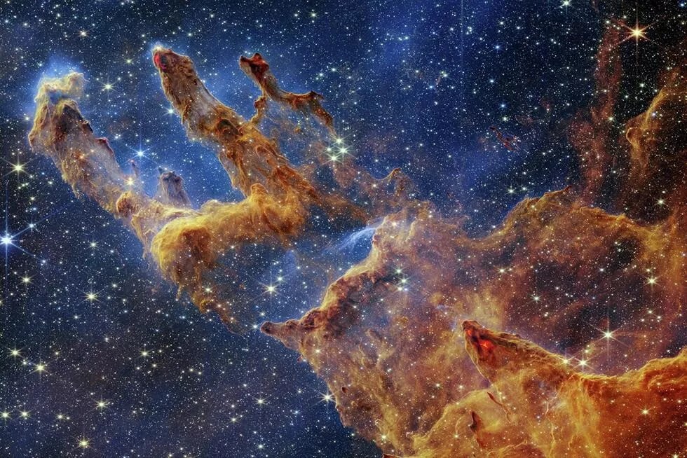 NASA'nın James Webb Uzay Teleskobu'nun çektiği Yıldız Sütunları
