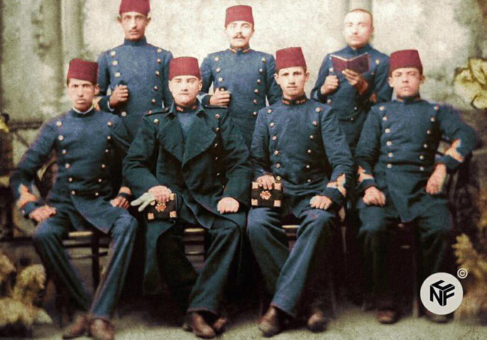 Renklendirilmiş Mustafa Kemal 1901